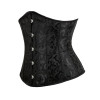 Корсет под грудь Star Night Corset M, с крючками и шнуровкой, черный, фото №5 — секс шоп Украина, NO TABOO