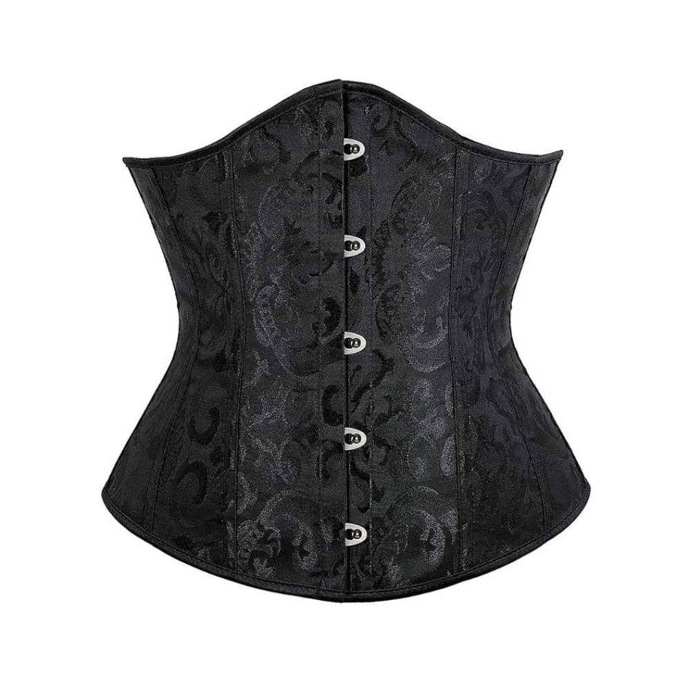 Корсет под грудь Star Night Corset M, с крючками и шнуровкой, черный, фото №4 — секс шоп Украина, NO TABOO