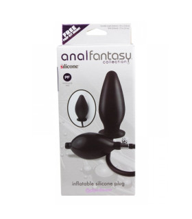 Анальная пробка с накачкой Pipedream Anal Fantasy, черная, 10.8 х 4.4 см - No Taboo