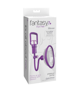 Вакуумная помпа для клитора и половых губ Fantasy For Her Pipedream, фиолетовая - No Taboo