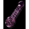 Стеклянный фаллоимитатор для точки G Dreamtoys Glaze Glass Rosebud розовый, 22.8 х 4 см фото №4 — секс игрушки: Украина, NO TABOO