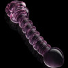 Стеклянный фаллоимитатор для точки G Dreamtoys Glaze Glass Rosebud розовый, 22.8 х 4 см фото №5 — секс игрушки: Украина, NO TABOO