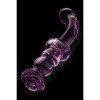 Стеклянный фаллоимитатор для точки G Dreamtoys Glaze Glass Rosebud розовый, 19 х 2.9 см фото №5 — секс игрушки: Украина, NO TABOO