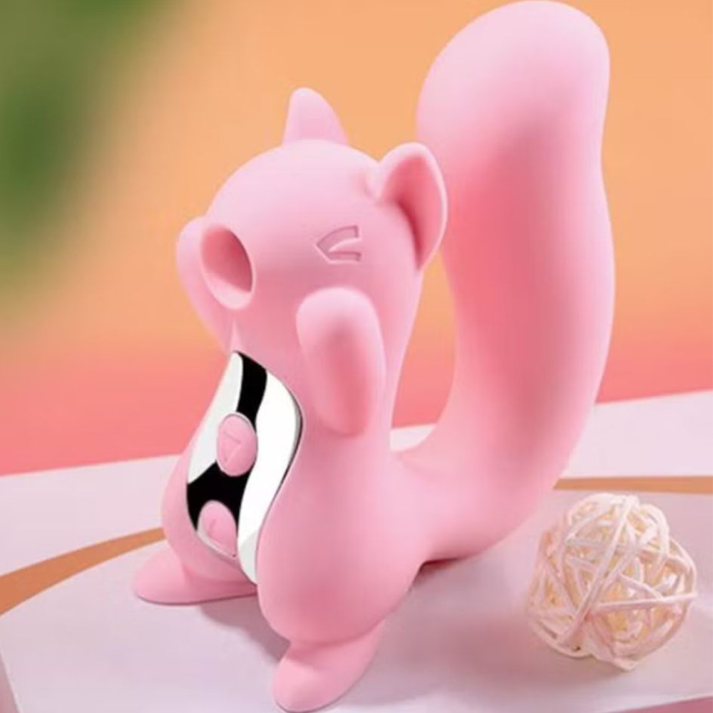 Вакуумный стимулятор клитора Sweet Em Sneaky Squirrel розовый, с вибрацией, 10.5 х 8.9 см фото №14 — секс игрушки: Украина, NO TABOO
