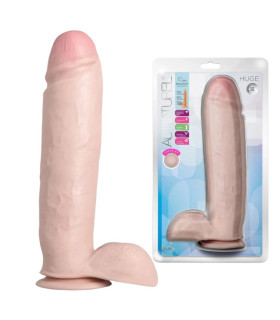 Фаллоимитатор из киберкожы Blush Au Naturel большой, бежевый, 26.6 х 6.3 см - No Taboo