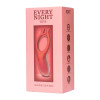 Эрекционное кольцо с вибростимуляцией Every Night Toys красное, 10.2 х 2.8 х 3 см фото №2 — секс игрушки: Украина, NO TABOO