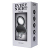 Эрекционное виброкольцо Every Night Toys Diamond The Duke с ушками для клитора, черное фото №2 — секс игрушки: Украина, NO TABOO