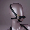 Комплект UPKO Adult Sex Harness And Head Restraint Gear портупея и упряжь с кляпом, черный, фото №4 — секс шоп Украина, NO TABOO