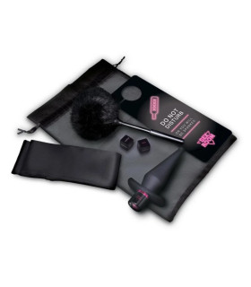 Набір для анальної гри Sex Room Anal Play Kit 5 предметів і мішечок для зберігання, чорного кольору, 13.5 х 3.8 см - No Taboo