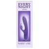 Вибратор-кролик Every Night Toys для точки G фиолетовый, 21 х 3.4 см фото №5 — секс игрушки: Украина, NO TABOO