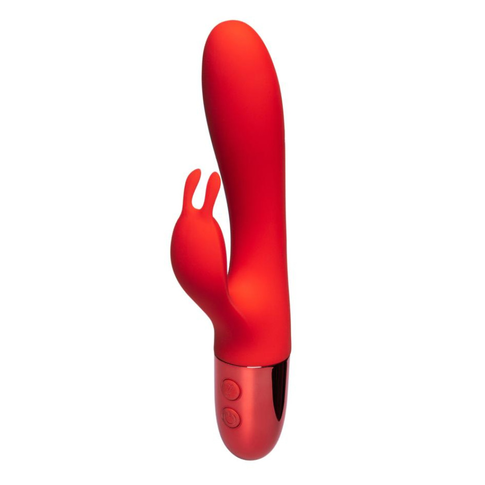 Вибратор-кролик с поступательными движениями Every Night Toys для точки G красный, 21 х 3.4 см фото №0 — секс игрушки: Украина, NO TABOO