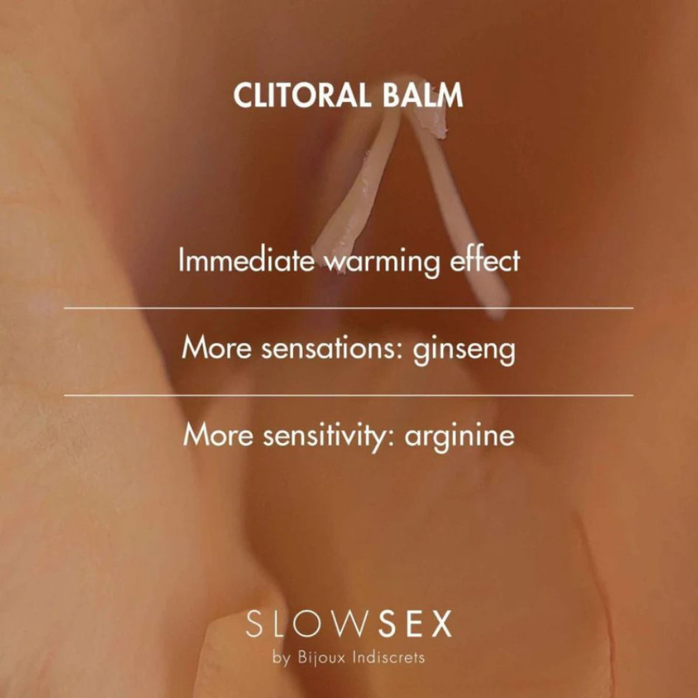 Жидкий вибратор Clitoral Balm Bijoux Indiscrets Slow Sex, 10 мл, фото №9 — секс шоп Украина, NO TABOO