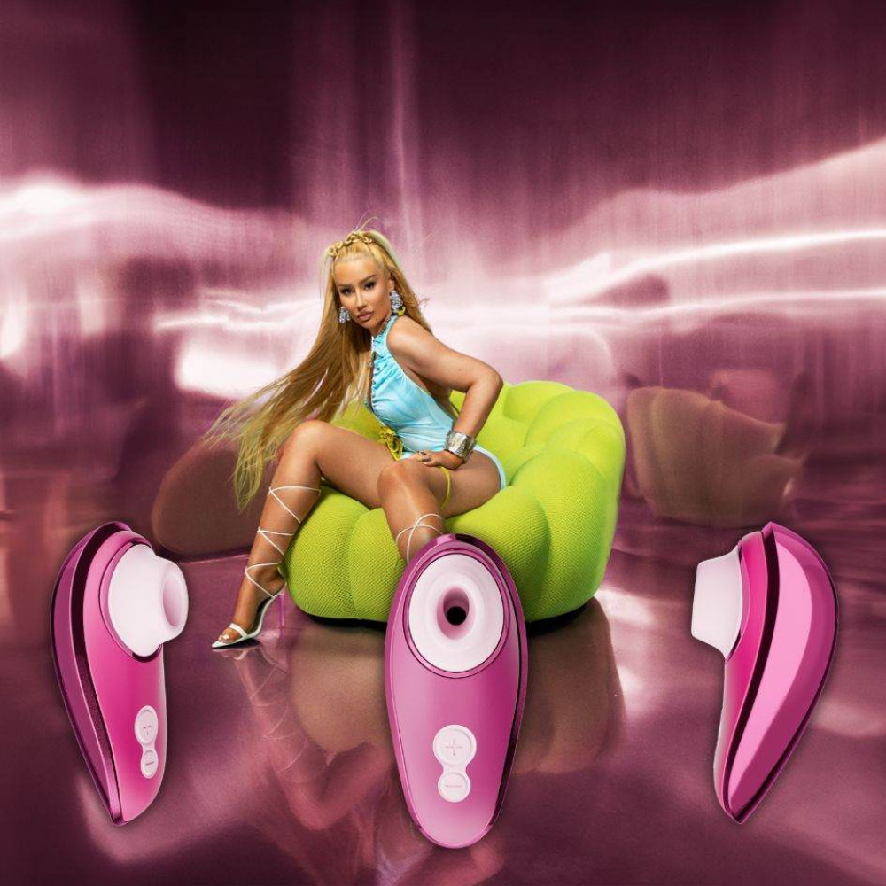  Вакуумный стимулятор клитора Womanizer Liberty 2 Iggy Azalea, розовый металик фото №4 — секс игрушки: Украина, NO TABOO