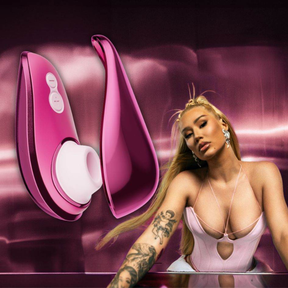  Вакуумный стимулятор клитора Womanizer Liberty 2 Iggy Azalea, розовый металик фото №2 — секс игрушки: Украина, NO TABOO