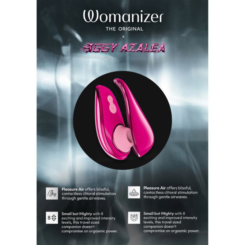  Вакуумный стимулятор клитора Womanizer Liberty 2 Iggy Azalea, розовый металик фото №38 — секс игрушки: Украина, NO TABOO