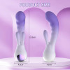 Вибратор-кролик со светодиодом Every Night Rabbit Vibe для точки G, фиолетовый, 19.3 х 4.8 см фото №8 — секс игрушки: Украина, NO TABOO