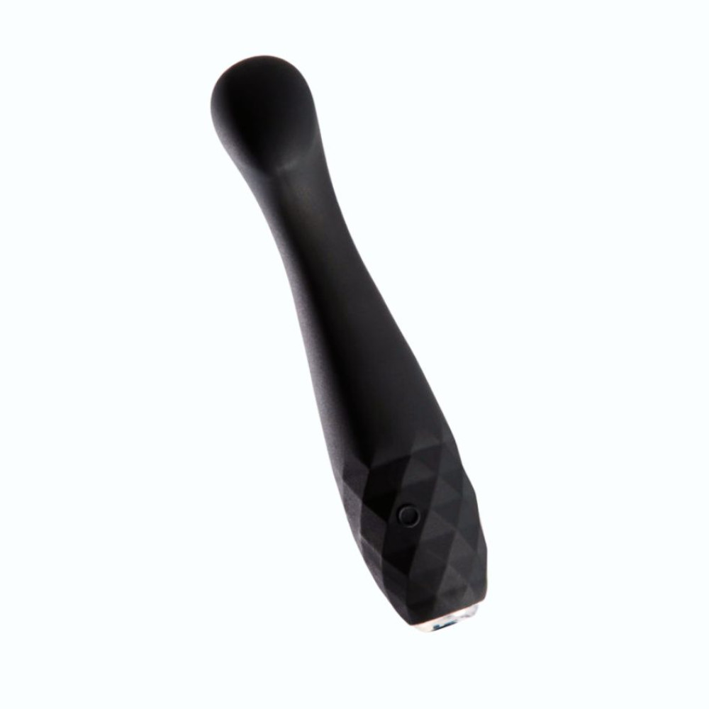 Вибратор вагинальный Every Night Toys для точки G, с рельефной рукояткой, черный, 17.5 х 3.5 см фото №5 — секс игрушки: Украина, NO TABOO