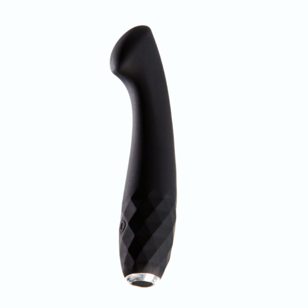 Вибратор вагинальный Every Night Toys для точки G, с рельефной рукояткой, черный, 17.5 х 3.5 см фото №8 — секс игрушки: Украина, NO TABOO