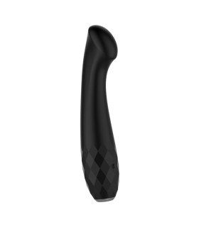 Вибратор вагинальный Every Night Toys для точки G, с рельефной рукояткой, черный, 17.5 х 3.5 см - No Taboo