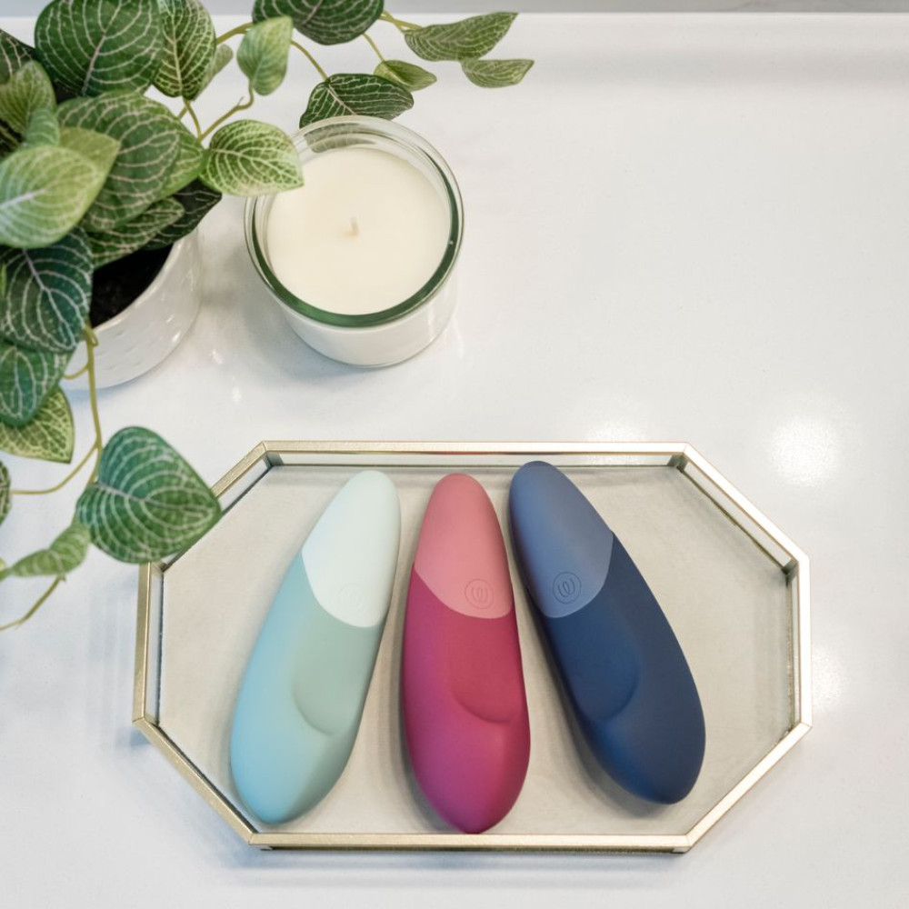 Вибратор бесшумный Womanizer Vibe Sage для клитора, зеленый, 14.5 см х 4.3 см фото №29 — секс игрушки: Украина, NO TABOO