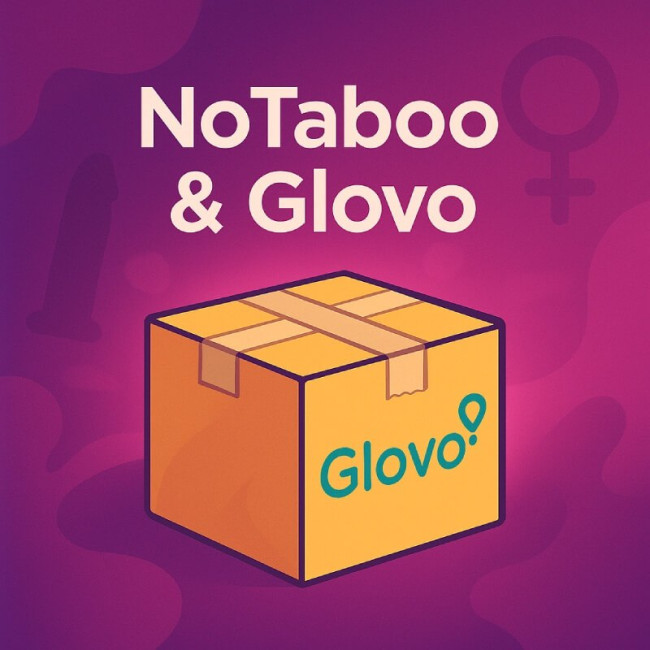 НоТабу співпрацює з Glovo: інтимні покупки тепер ще швидше та зручніше