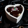 Массажная свеча с ароматом шоколада, 70 мл, Candy Chocolate в форме сердца, фото №3 — секс шоп Украина, NO TABOO