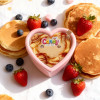 Массажная свеча с ароматом панкейка, 70 мл, Candy Pancake в форме сердца, фото №2 — секс шоп Украина, NO TABOO