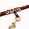 Набор БДСМ WOW Fetish SLAVE в чемодане, бордово-золотой, 8 предметов, фото №12 — секс шоп Украина, NO TABOO
