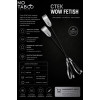 Стек WOW Fetish серебрянный, 52 х 3.8 см, фото №2 — секс шоп Украина, NO TABOO
