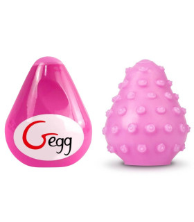 Мастурбатор нереалістичний Gvibe Gegg, рожевий, 6.5 х 5 см - No Taboo