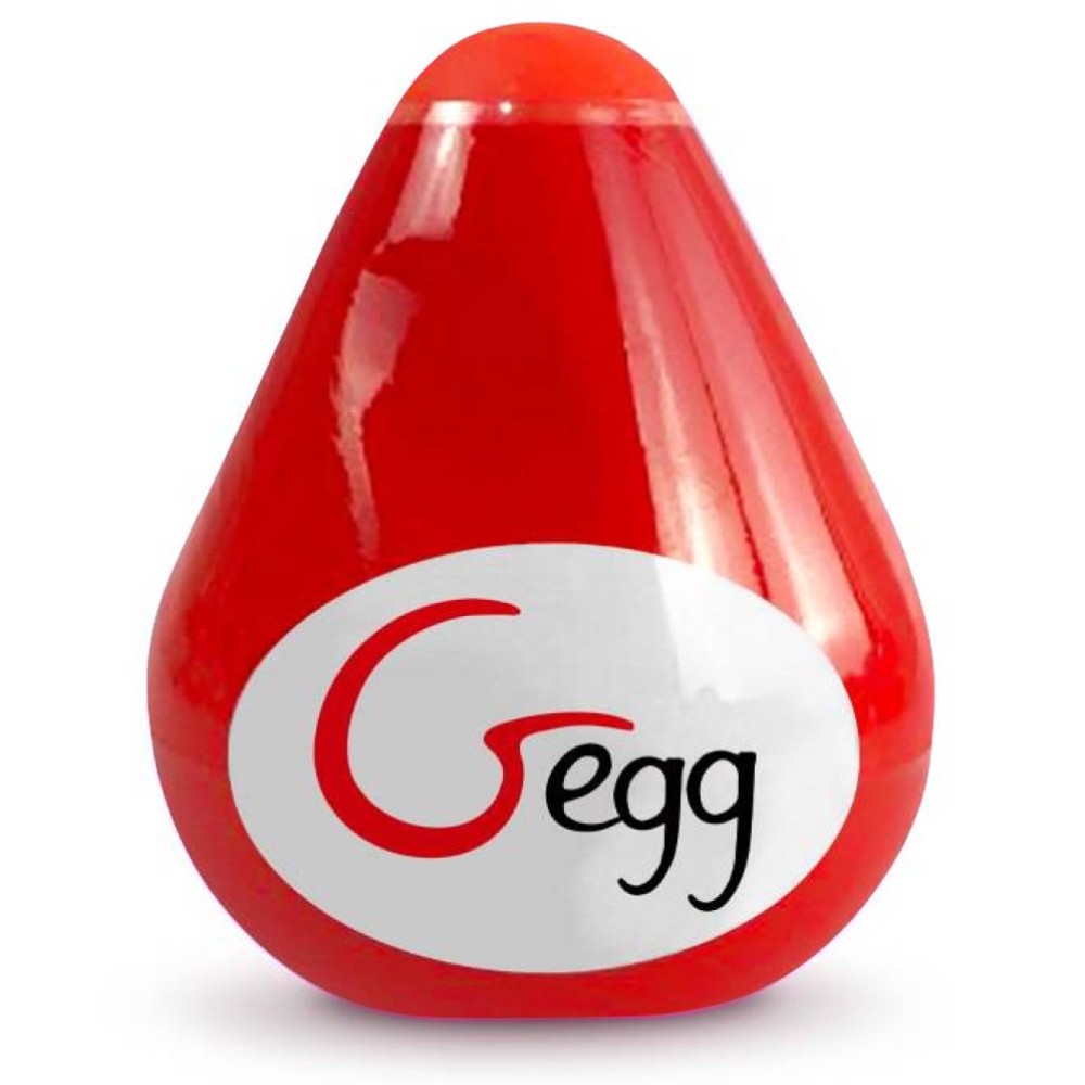 Мастурбатор нереалистичный Gvibe Gegg, красный, 6.5 х 5 см фото №4 — секс игрушки: Украина, NO TABOO