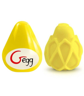Мастурбатор нереалістичний Gvibe Gegg, жовтий, 6.5 х 5 см - No Taboo