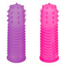 Набор насадок на палец Seven Creations Lust Finger Sleeves, розовая и фиолетовая, 2 шт фото №1 — секс игрушки: Украина, NO TABOO