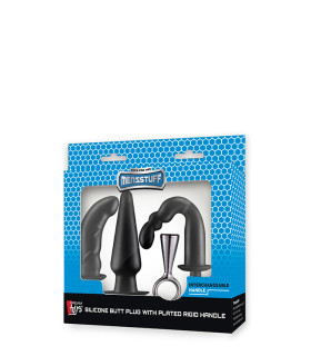 Набор массажеров для простаты Dream Toys MenzStuff черный, 3 шт - No Taboo