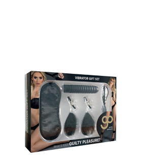 Набір для БДСМ ігор, Guilty Pleasure, 4 предмети, чорний - No Taboo