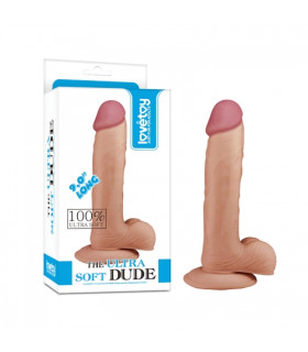 Фаллоимитатор с мошонкой, реалистичный, 22х4.5 см - No Taboo