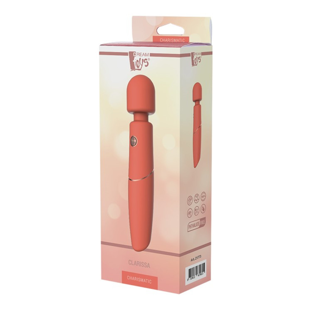 Вибратор-микрофон Dream Toys Charismatic силиконовый, оранжевый, 22.6 х 4.5 см фото №2 — секс игрушки: Украина, NO TABOO