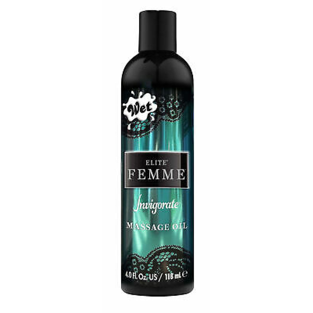 Массажное масло WET Elite Femme Invigorate 120 мл, парфюмированное, фото №0 — секс шоп Украина, NO TABOO