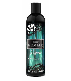 Массажное масло WET Elite Femme Invigorate 120 мл, парфюмированное - No Taboo
