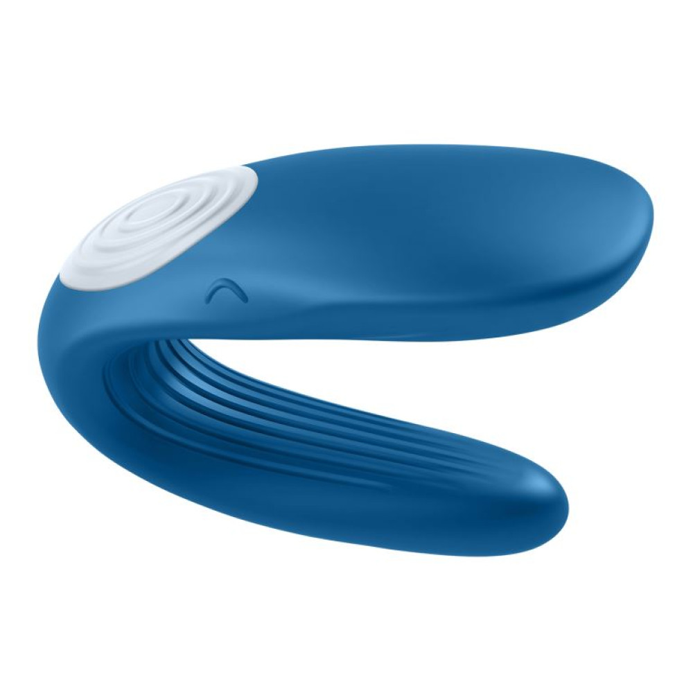 Вибратор для пар Satisfyer Double Whale голубой, 8.7 х 3.3 см фото №0 — секс игрушки: Украина, NO TABOO