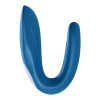 Вибратор для пар Satisfyer Double Whale голубой, 8.7 х 3.3 см фото №3 — секс игрушки: Украина, NO TABOO