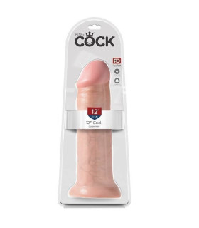 Фаллоимитатор-гигант KING COCK, реалистик, 30 см х 7.6 см - No Taboo