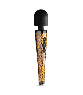 Вибратор микрофон Shaka Wand леопардовый, 28 см х 5.5 см - No Taboo