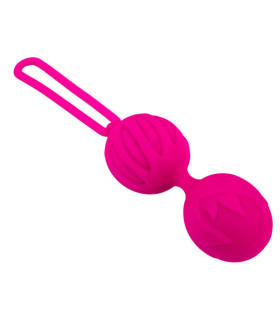 Вагинальные шарики Geisha Lastic Ball, розовые, 17 см х 3.8 см - No Taboo