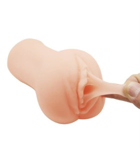Мастурбатор реалистичный Crazy Bull Maggie из киберкожи, телесный - No Taboo