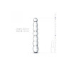 Фаллоимитатор стеклянный, 20см х 3.3см, Glass Dildo фото №2 — секс игрушки: Украина, NO TABOO