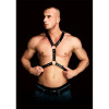 Портупея мужская кожаная Thanos Chest Harness, черная, O/S, фото №3 — секс шоп Украина, NO TABOO