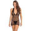 Эротическое мини-платье в сеточку TAKE ME, черное, one size, фото №1 — секс шоп Украина, NO TABOO