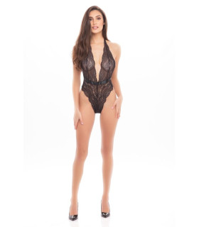 Эротическое боди Rene Rofe Daring Darling Lace Teddy, черный, S/M - No Taboo