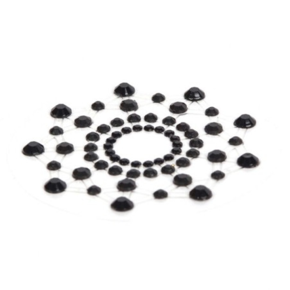 Украшение для сосков Bijoux Mimi Nipple Covers, черные, фото №2 — секс шоп Украина, NO TABOO